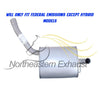 2011-2014 Hyundai Sonata 2.4L Exhaust Muffler | Only for Federal Emissions Except Hybrid Models