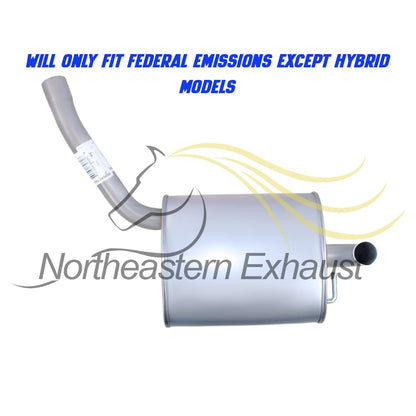 2011-2014 Hyundai Sonata 2.4L Exhaust Muffler | Only for Federal Emissions Except Hybrid Models (OOS)