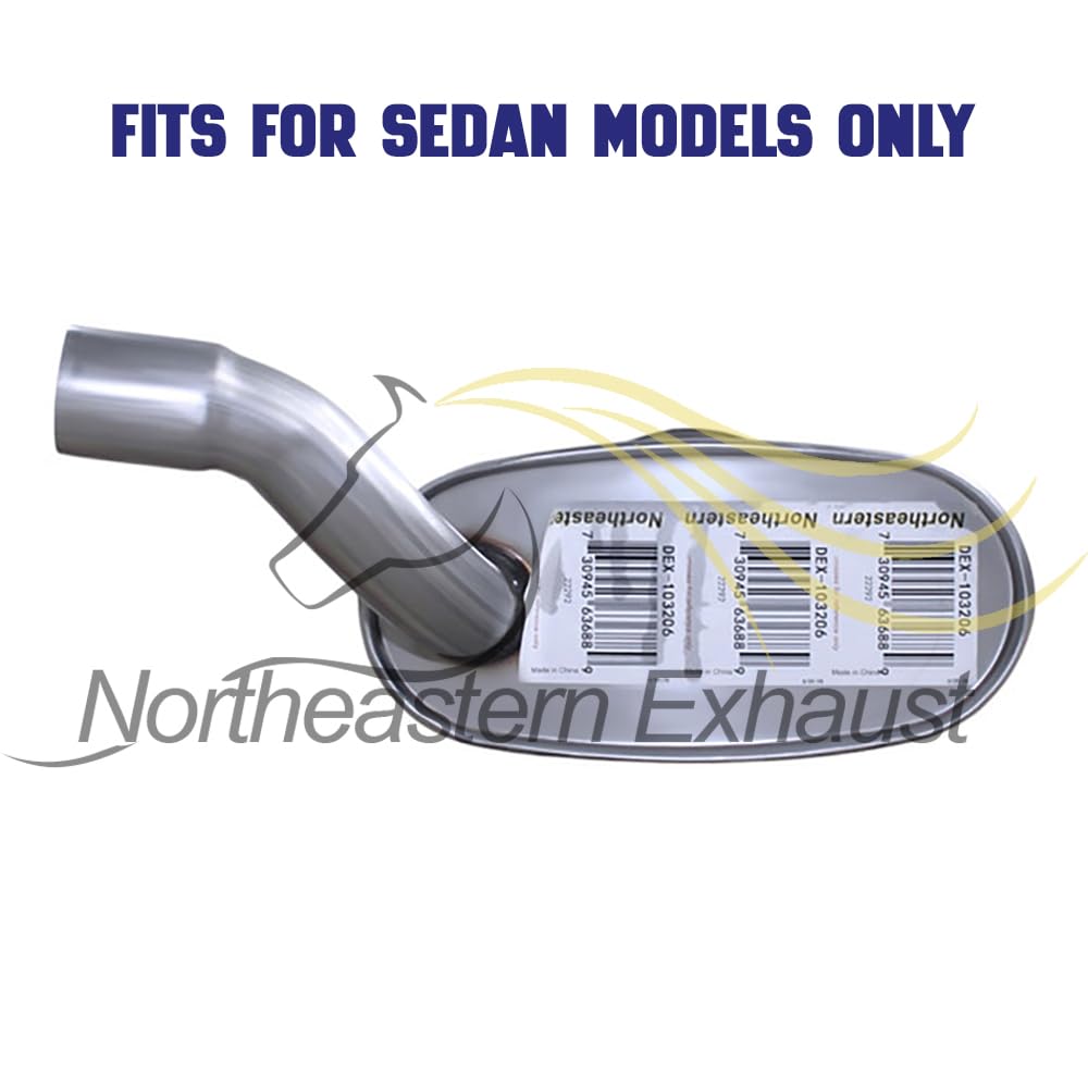 2013-2017 Honda Accord 3.5L Sedan Passenger Side Exhaust Muffler
