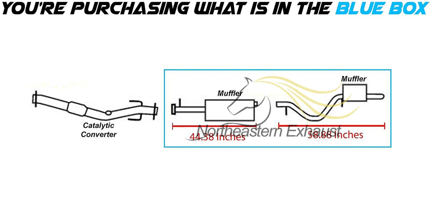Exhaust Mufflers for 2006-2009 Trailblazer, Envoy and Rainier 4.2L