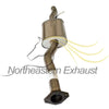 Exhaust Resonator Pipe for 2003-2008 Infiniti FX35 3.5L | 2003-2007 Infiniti G35 3.5L