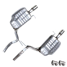 Northeastern Exhaust | Stainless Steel Pair of rear Exhaust Mufflers Compatible for 2005-2009 Audi A4 Quattro 2.0L| Free Sleeves Included | Automotive Replacement Part