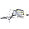 Northeastern Exhaust | Stainless Steel Pair of rear Exhaust Mufflers Compatible for 2005-2009 Audi A4 Quattro 2.0L| Free Sleeves Included | Automotive Replacement Part