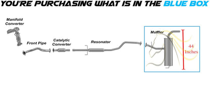 2005-2010 Scion TC 2.4L Exhaust Muffler Assembly