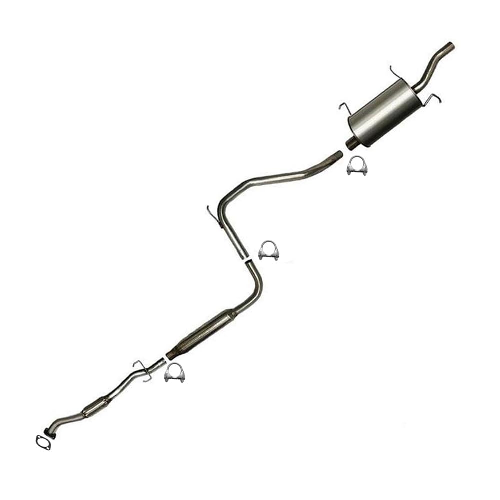1997-2002 Ford Escort and 1997-1999 Mercury Tracer 2.0L Resonator Pipe and Muffler