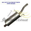 1997-2002 Ford Escort and 1997-1999 Mercury Tracer 2.0L Resonator Pipe and Muffler