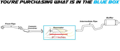 2005-2009 Buick Allure and Lacrosse 3.8L | 2005-2008 Pontiac Grand Prix 3.8L Exhaust Resonator Pipe