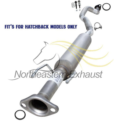 2007-2012 Nissan Versa 1.8L Exhaust Resonator Pipe and Muffler