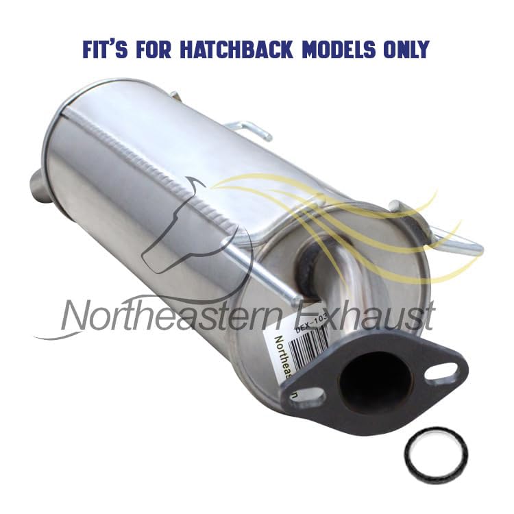 2007-2012 Nissan Versa 1.8L Exhaust Resonator Pipe and Muffler