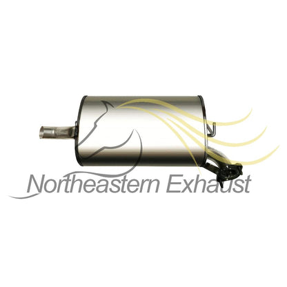 Northeastern Exhaust | Stainless Steel Direct Fit Exhaust Muffler Compatible for 1997-2001 Toyota Camry 2.2L | 2002-2003 Toyota Solara 2.4L | Free Gasket Included | Automotive Replacement Part