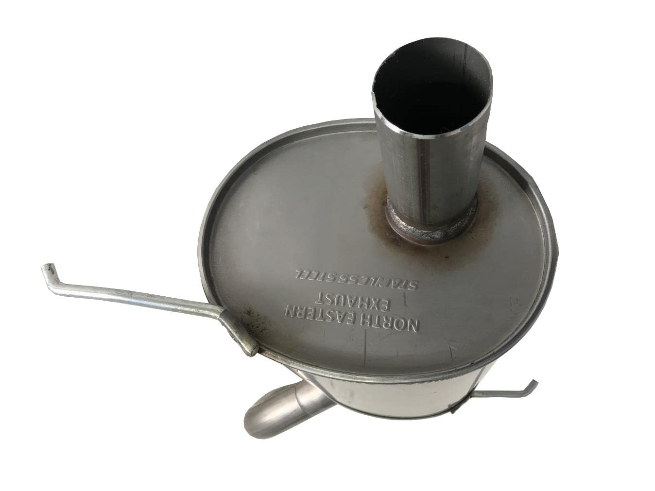 Northeastern Exhaust | Stainless Steel Muffler w/ Hangers Compatible for Chrysler PT Cruiser 2001-2008 2.4L | Free Hangers and Clamp Included | Automotive Replacement Part