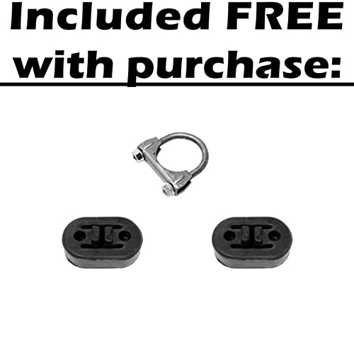 Northeastern Exhaust | Stainless Steel Muffler w/ Hangers Compatible for Chrysler PT Cruiser 2001-2008 2.4L | Free Hangers and Clamp Included | Automotive Replacement Part