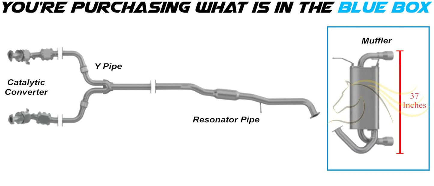 2003-2007 Infiniti G35 3.5L and 2003-2006 Nissan 350Z 3.5L Exhaust Muffler