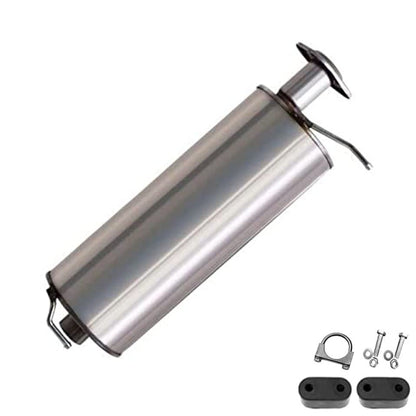 Northeastern Exhaust | Stainless Steel - Exhaust Muffler Compatible for Chevrolet/GMC Express/Savana 1500 2003-2008 4.3L 5.3L | Express/Savana 2500 2003-2005 4.3L 5.3L | Free Clamp, and Bolts Included