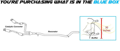 Exhaust Muffler for 2007-2017 Jeep Wrangler 3.6L 3.8L