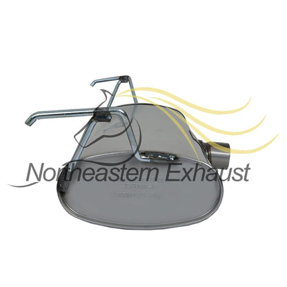 Northeastern Exhaust | Stainless Steel Exhaust Muffler and Tail Pipe Compatible for Pontiac G6 2008-2010 3.5L | Saturn Aura 2007-2008 3.5L | Free Clamps Included | Automotive Replacement Part