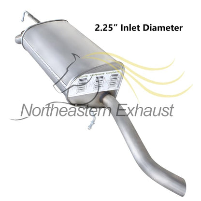Northeastern Exhaust | Stainless Steel Exhaust Muffler Compatible for Toyota RAV4 2006-2012 3.5L | Free Gasket, Clamp, and Spring Bolt Kit Included | Automotive Replacement Part