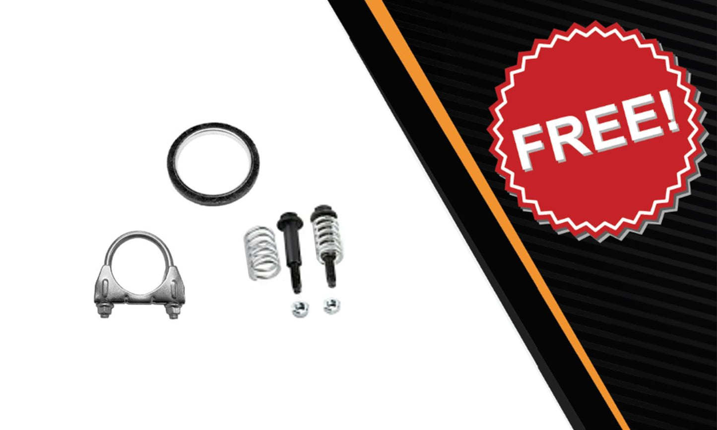 Northeastern Exhaust | Stainless Steel Exhaust Muffler Compatible for Toyota RAV4 2006-2012 3.5L | Free Gasket, Clamp, and Spring Bolt Kit Included | Automotive Replacement Part