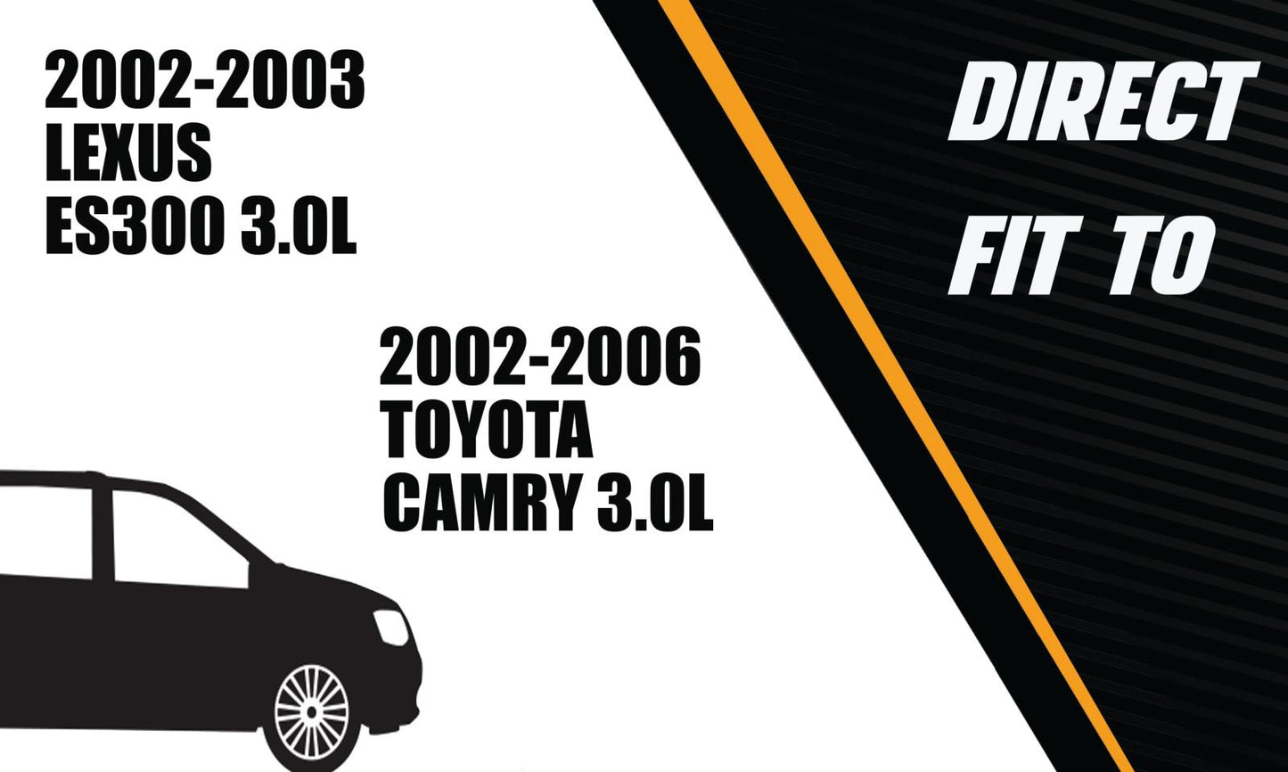 Complete Exhaust System with Catalytic for 2002-2006 Toyota Camry and Lexus ES300 3.0L