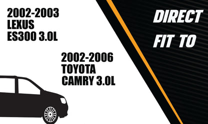 Complete Exhaust System with Catalytic for 2002-2006 Toyota Camry and Lexus ES300 3.0L