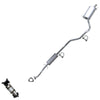 2008-2012 Honda Accord 2.4L Exhaust Catalytic Converter, Resonator and Muffler - SEDAN