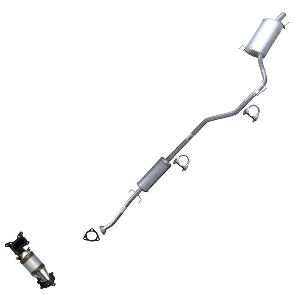 2008-2012 Honda Accord 2.4L Exhaust Catalytic Converter, Resonator and Muffler - SEDAN