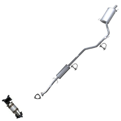 2008-2012 Honda Accord 2.4L Exhaust Catalytic Converter, Resonator and Muffler