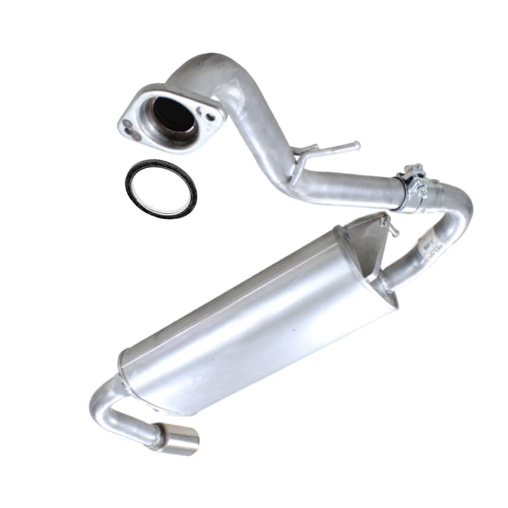 Northeastern Exhaust | Direct fit Exhaust Muffler Assembly Compatible for Pontiac Vibe 2003-2006 1.8L | Toyota Matrix 2003-2006 1.8L | Free Gasket and Sleeve Included | Automotive Replacement Part