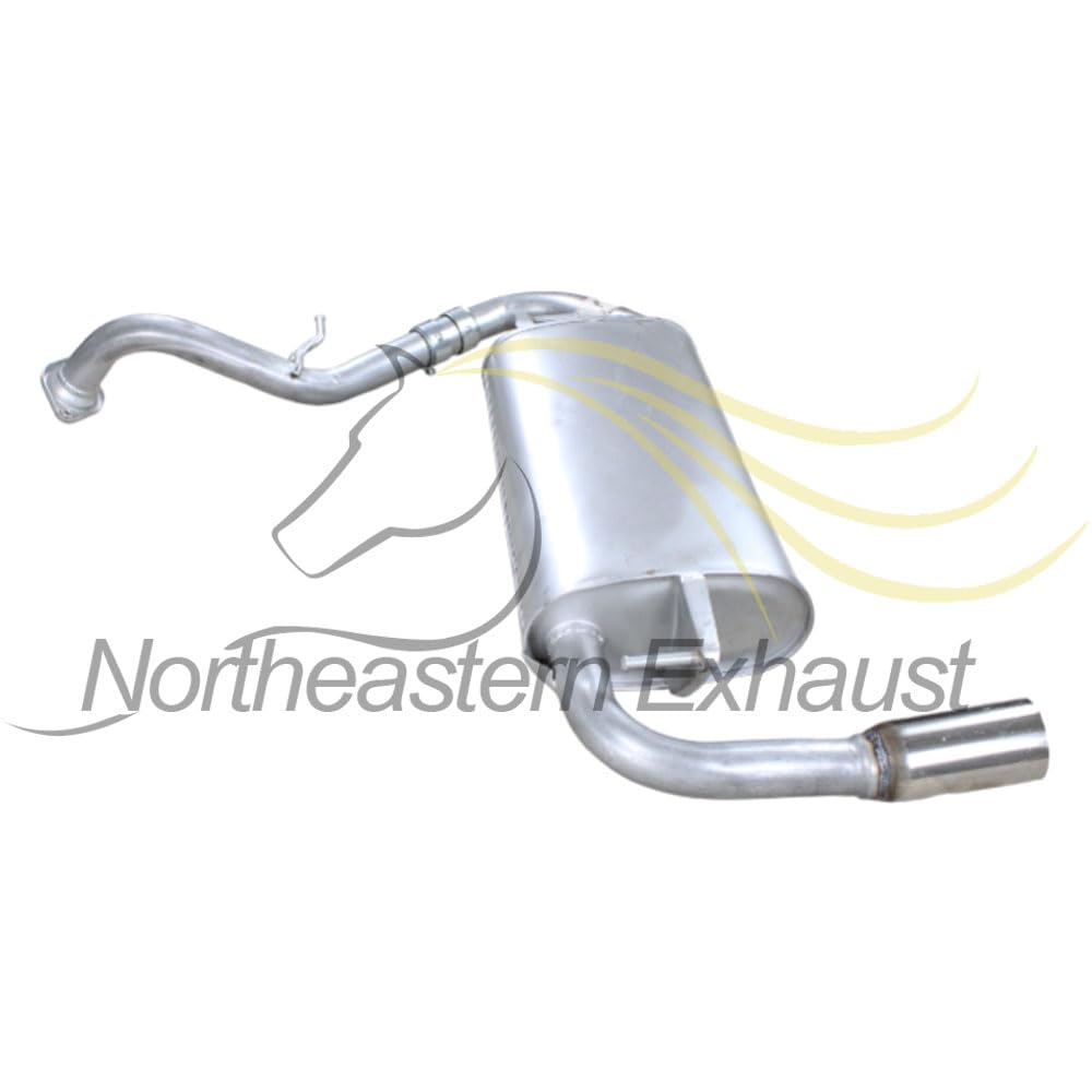 Northeastern Exhaust | Direct fit Exhaust Muffler Assembly Compatible for Pontiac Vibe 2003-2006 1.8L | Toyota Matrix 2003-2006 1.8L | Free Gasket and Sleeve Included | Automotive Replacement Part