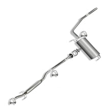 Northeastern Exhaust | Stainless Steel | Resonator Pipe, Muffler, Tailpipe Exhaust System Kit Compatible with Toyota Sienna 2004-2006 FWD 3.3L | Free Gaskets and Clamps Included | Automotive Replacement Part
