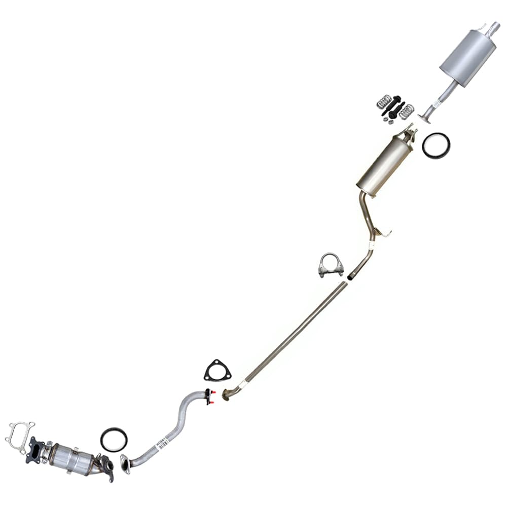 2006-2011 Honda Civic 1.8L Complete Exhaust System Kit with Catalytic | 4-Door Automatic Transmission | Not for Japan-built