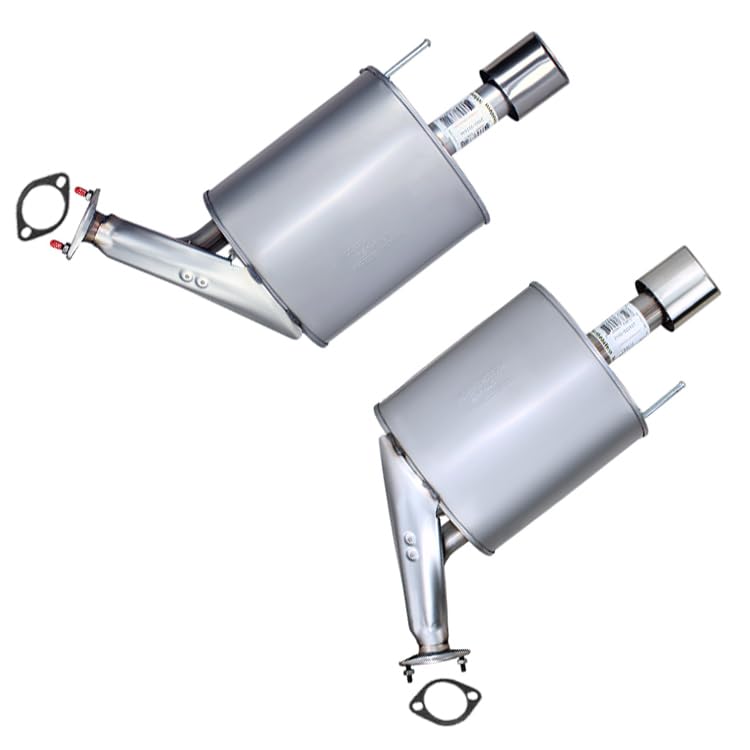 2011-2019 Infiniti M37, M56, Q70 3.7L 5.6L Exhaust Mufflers