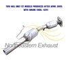 2005-2008 Toyota Corolla 1.8L Catalytic, Resonator Pipe, Muffler Complete Exhaust System Kit  with EPA-Approved