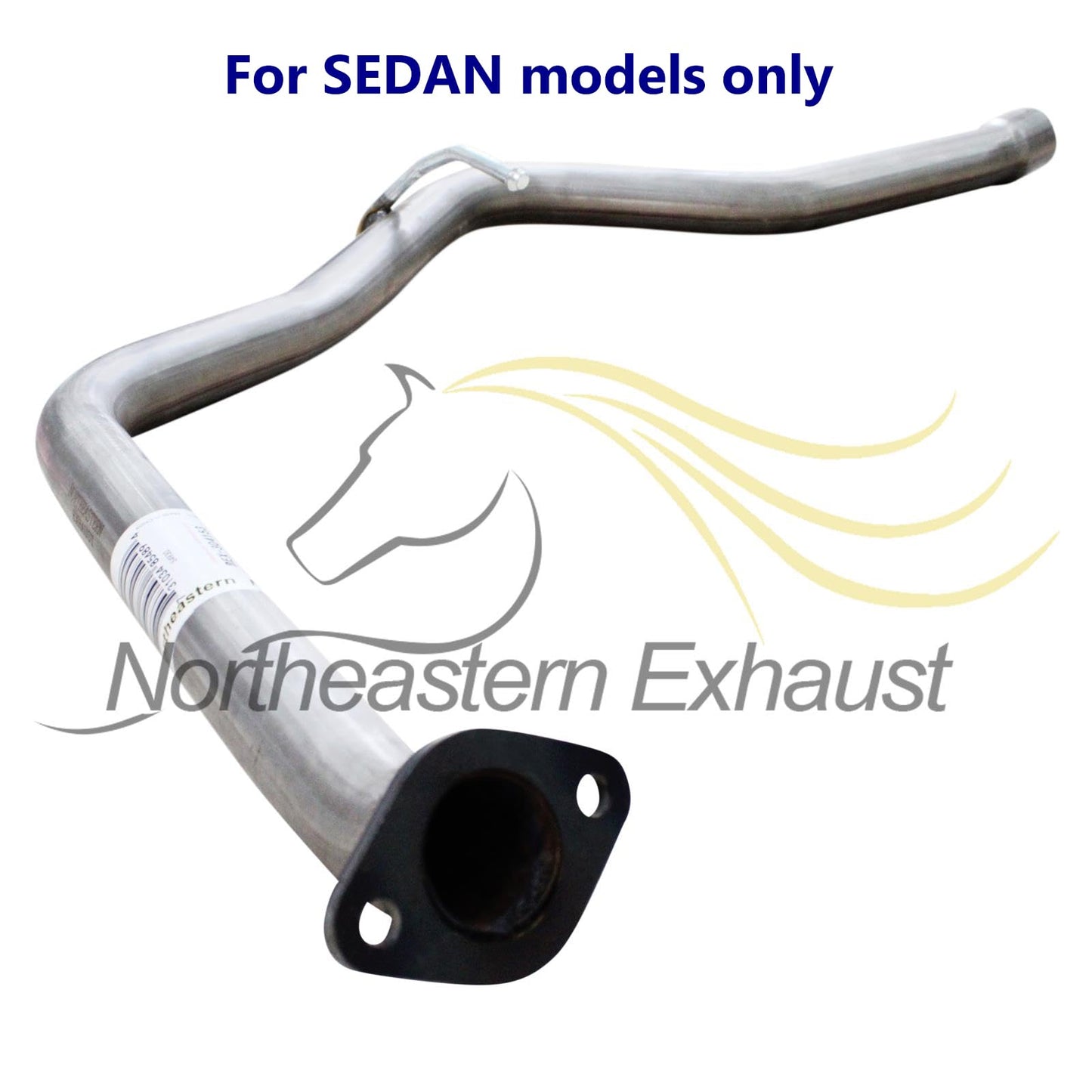 Northeastern Exhaust | Stainless Steel Resonator, Intermediate Pipe, & Muffler Cat-Back Exhaust System Kit Compatible for Subaru Impreza 2012-2016 2.0L | SEDAN | Free Clamp, Gaskets, and Spring Bolt Kit Included