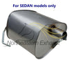 2012-2016 Subaru Impreza 2.0L Exhaust Resonator, Pipe and Muffler - For Sedan