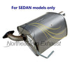 2012-2016 Subaru Impreza 2.0L Exhaust Resonator, Pipe and Muffler - For Sedan