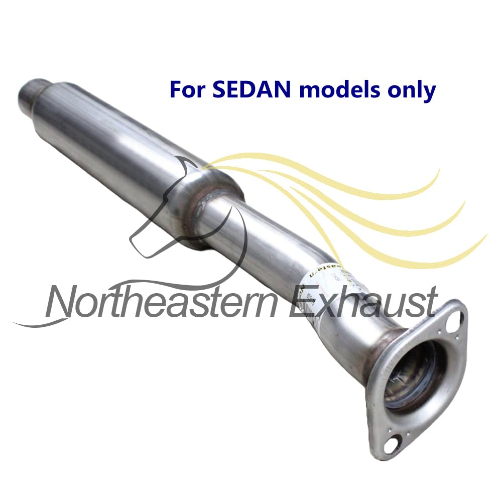 Northeastern Exhaust | Stainless Steel Resonator, Intermediate Pipe, & Muffler Cat-Back Exhaust System Kit Compatible for Subaru Impreza 2012-2016 2.0L | SEDAN | Free Clamp, Gaskets, and Spring Bolt Kit Included