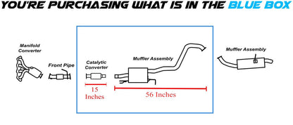 2014-2019 Kia Soul 1.6L Exhaust Muffler with EPA Approved Catalytic
