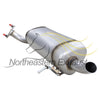 Northeastern Exhaust | Stainless Steel Resonator Pipe, Rear Muffler Assembly Compatible for KIA Soul 2014-2016 2.0L | Free Clamps and Gasket Included | Automotive Replacement Part