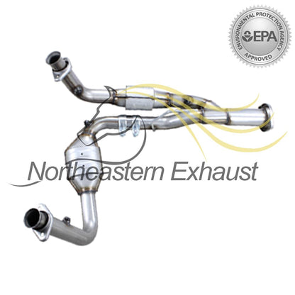 Catalytic Converter, Muffler and Tail Pipe for 2005-2009 Jeep Grand Cherokee and Commander 4.7L