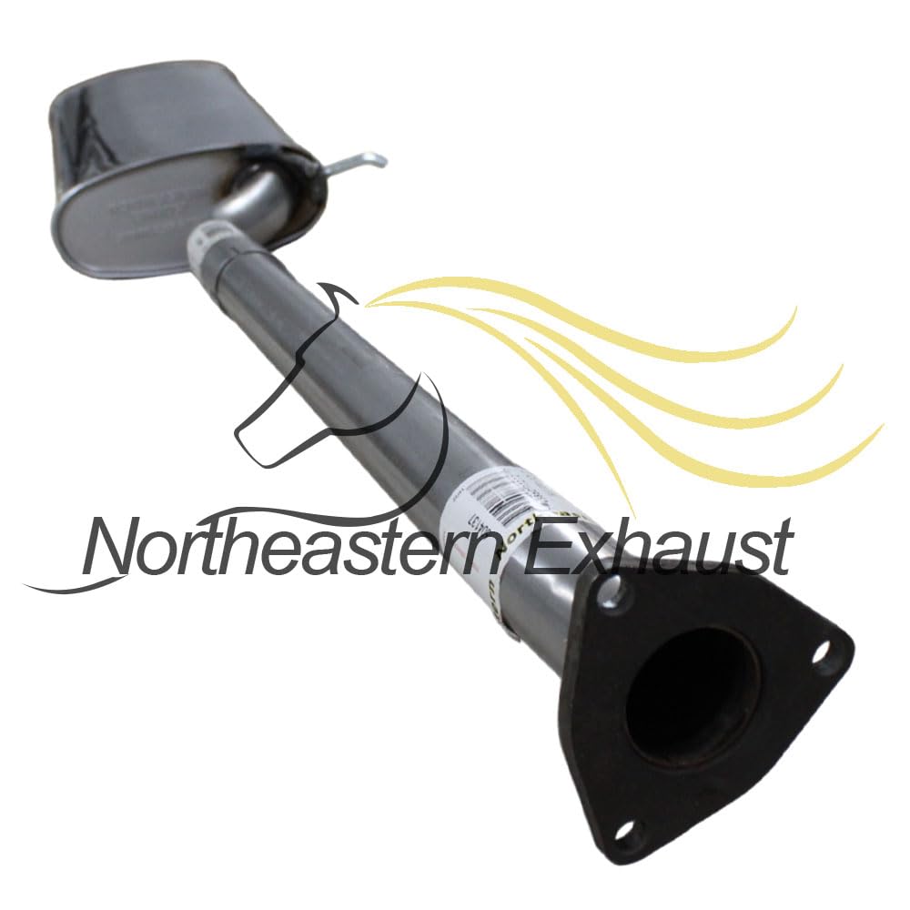 Northeastern Exhaust | Stainless Steel Exhaust Direct Fit Front Pipe, Intermediate Pipe & Muffler Exhaust System Kit Compatible for 2005-2008 Honda Pilot 3.5L | 2003 Acura MDX 3.5L | Free Exhaust Hardware Included | Automotive Replacement Part