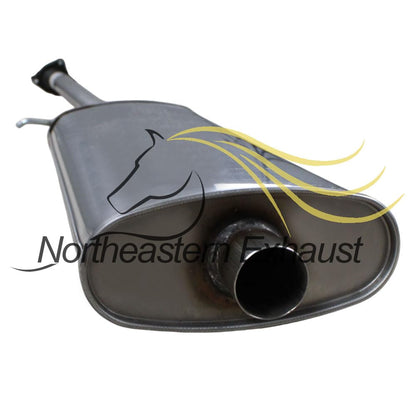 Northeastern Exhaust | Stainless Steel Exhaust Direct Fit Front Pipe, Intermediate Pipe & Muffler Exhaust System Kit Compatible for 2005-2008 Honda Pilot 3.5L | 2003 Acura MDX 3.5L | Free Exhaust Hardware Included | Automotive Replacement Part