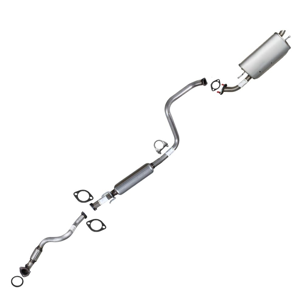 Northeastern Exhaust | Stainless Steel Front Pipe Resonator Muffler Exhaust System Kit Compatible for Chevrolet Aveo5 2007-2011 1.6L - Include Gasket and Clamp