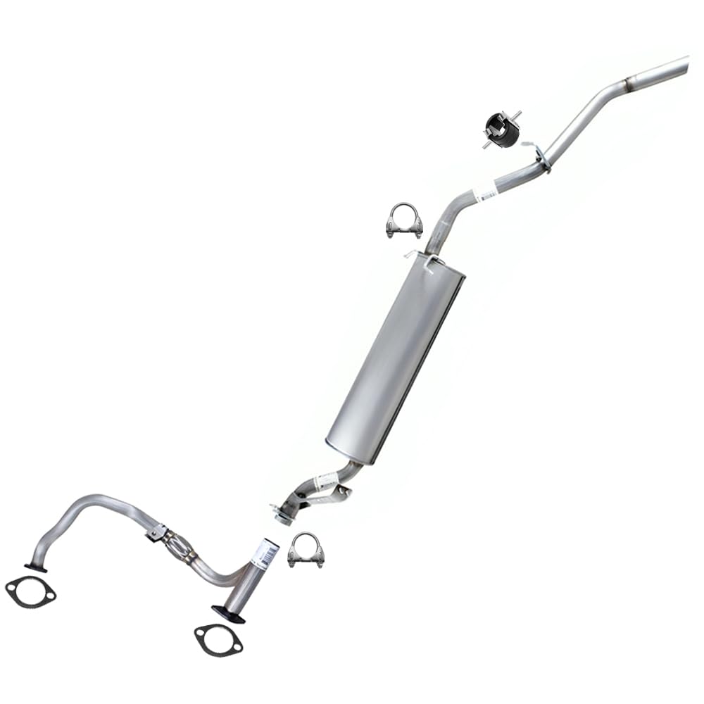 Northeastern Exhaust | Stainless Steel - Y-Pipe Exhaust Muffler Assembly Compatible for Nissan Xterra 2002-2004 3.3L | Free Gaskets, Hanger and Clamps Included | Automotive Replacement Part