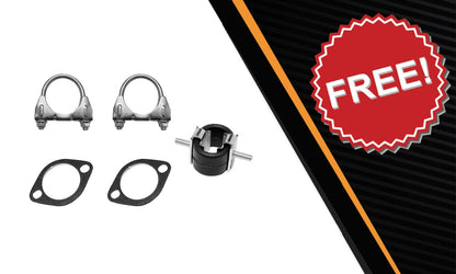 Northeastern Exhaust | Stainless Steel - Y-Pipe Exhaust Muffler Assembly Compatible for Nissan Xterra 2002-2004 3.3L | Free Gaskets, Hanger and Clamps Included | Automotive Replacement Part