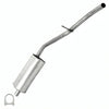 Northeastern Exhaust | Direct Fit Exhaust Muffler Tailpipe Compatible for Nissan Xterra and Frontier 2001-2004 2.4L | Free Clamp Included | Automotive Replacement Part