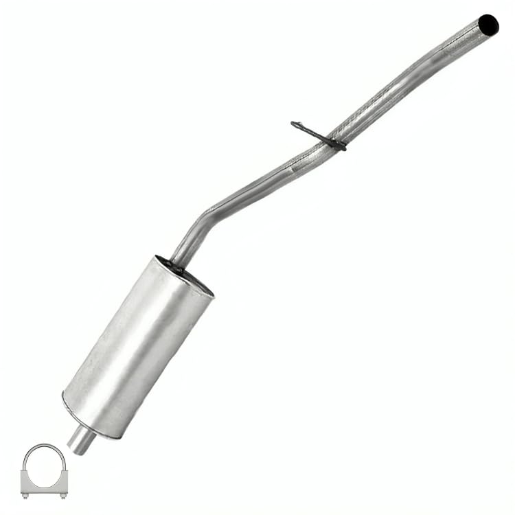 Northeastern Exhaust | Direct Fit Exhaust Muffler Tailpipe Compatible for Nissan Xterra and Frontier 2001-2004 2.4L | Free Clamp Included | Automotive Replacement Part
