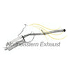 Northeastern Exhaust | Direct Fit Exhaust Muffler Tailpipe Compatible for Nissan Xterra and Frontier 2001-2004 2.4L | Free Clamp Included | Automotive Replacement Part