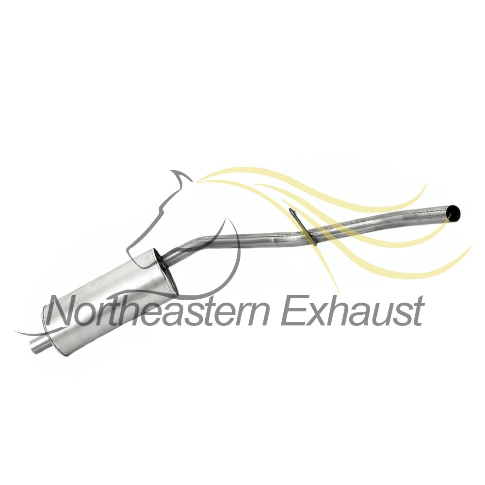 Northeastern Exhaust | Direct Fit Exhaust Muffler Tailpipe Compatible for Nissan Xterra and Frontier 2001-2004 2.4L | Free Clamp Included | Automotive Replacement Part