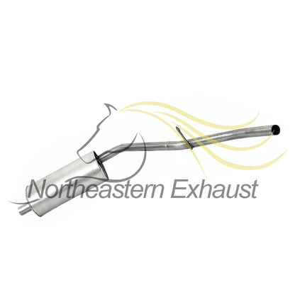 Northeastern Exhaust | Direct Fit Exhaust Muffler Tailpipe Compatible for Nissan Xterra and Frontier 2001-2004 2.4L | Free Clamp Included | Automotive Replacement Part